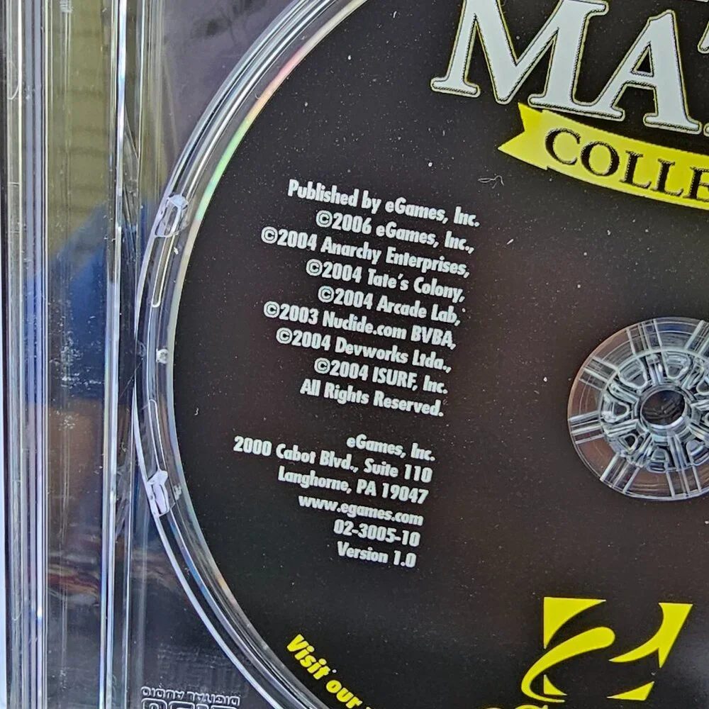PC CD ROM Windows game Mix N Match collection arcade and puzzle games dated 2006